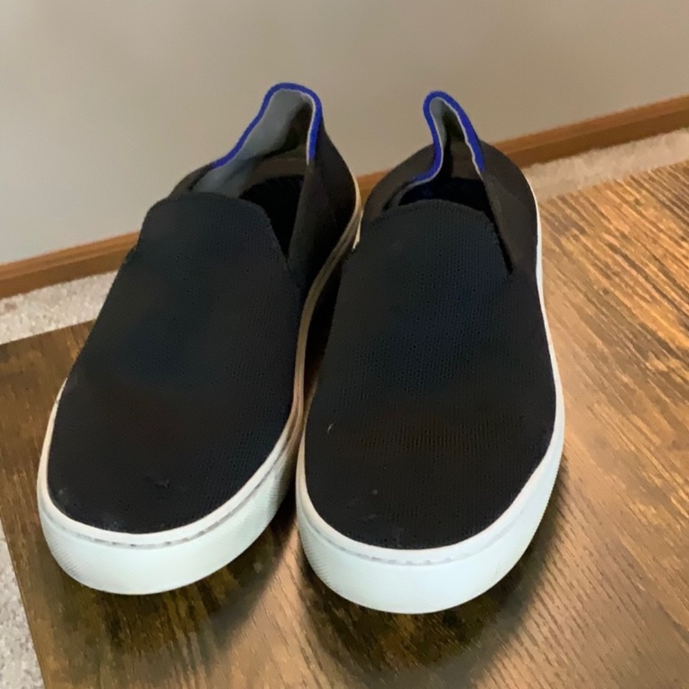 Rothy's: The Original Slip On Sneaker, Size 8W.  Black